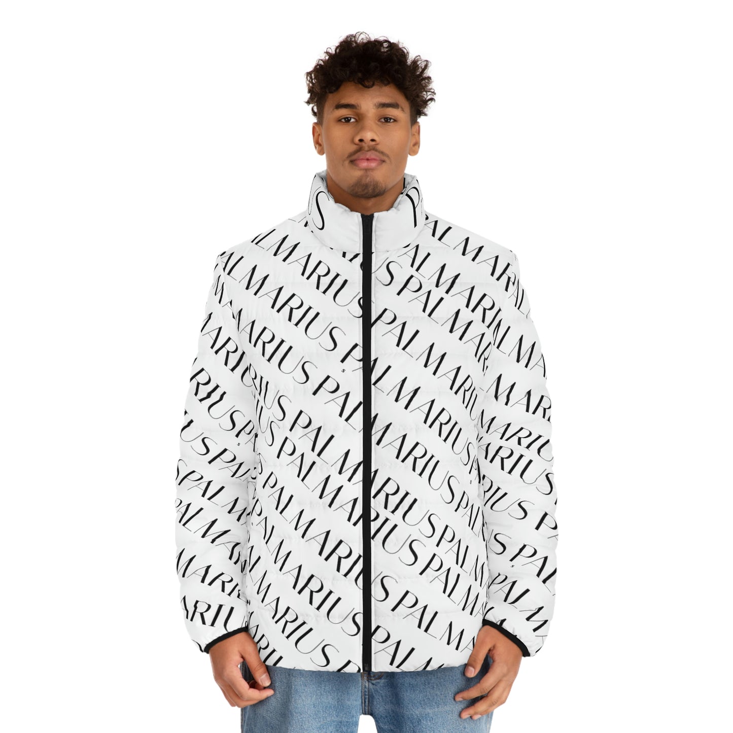 Palmarius Print Men's Puffer Jacket