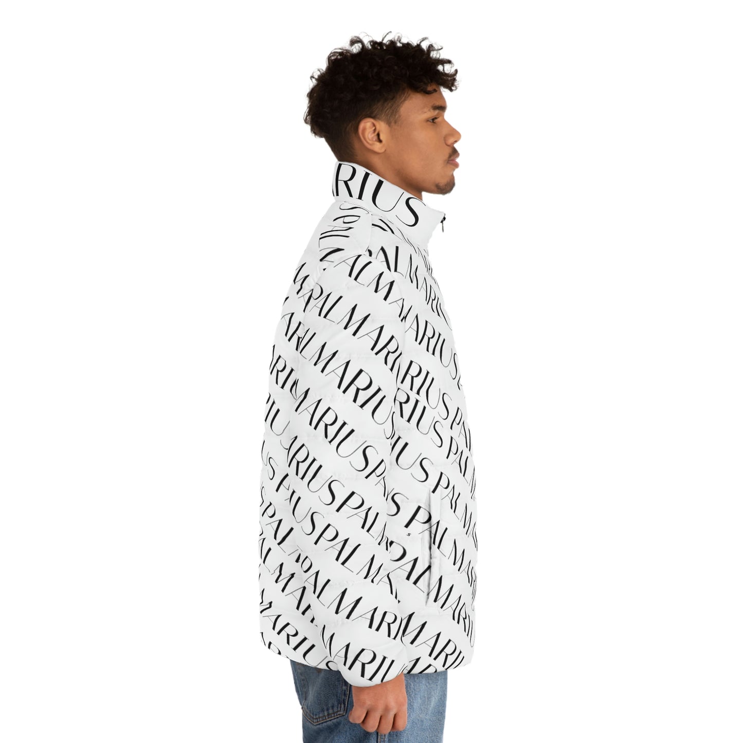 Palmarius Print Men's Puffer Jacket